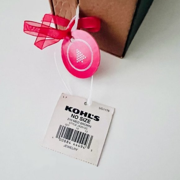 Jewelry Box -Tan Leather Look - New - Picture 7 of 10